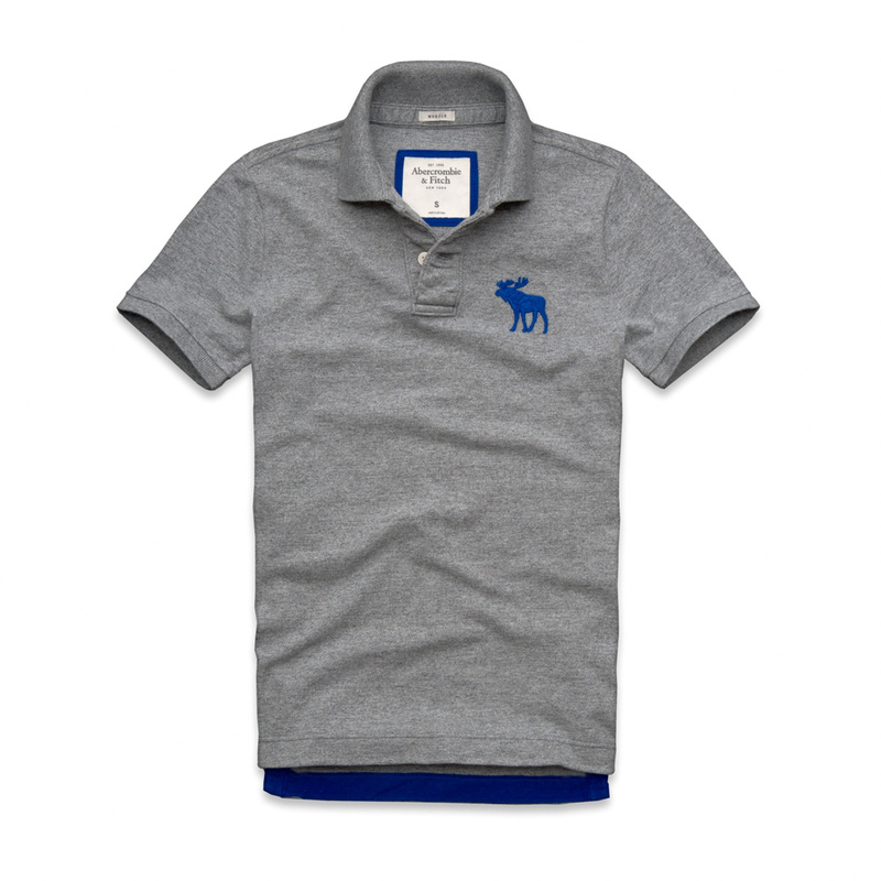 Abercrombie Fitch Hombres Polo Corto Remera AF7064